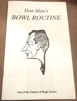 Don
              Alan Bowl Routine