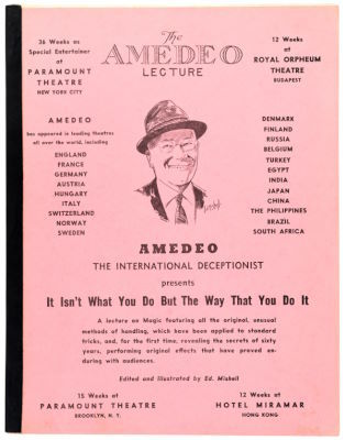 Amedeo:
              Amedeo Lecture