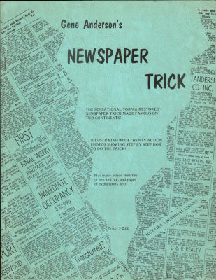 Gene Anderson: Newspaper Trick