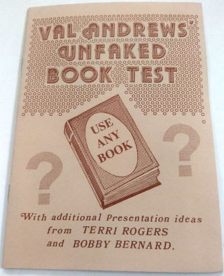 Val Andrews: Unfaked Book Test