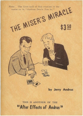 Jerry Andrus: Miser's Miracle