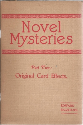 Novel Mysteries Part
              Two Miscellaneous Magic