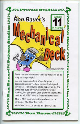 Ron Bauer: Ron Bauer's Mechanical Deck