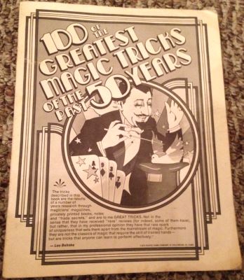 Behnke: 100 of the Greatest Magic Tricks of the Past
              50 Years