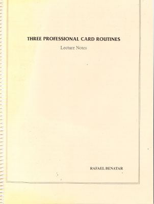 Three Professional
              Card Routines