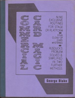 Blake: Commercial Card Magic