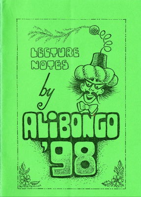 Ali
              Bongo: Lecture Notes 1998