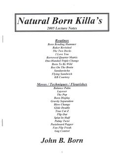 Natural Born
              Killa's