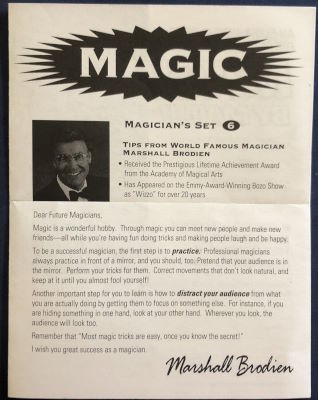 Marshall Brodien Magic Magician's Set 6