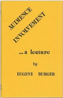 Burger: Audience
              Involvement - A Lecture