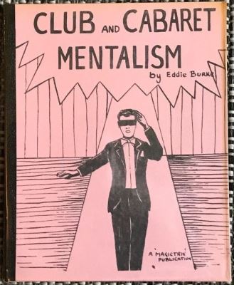 Eddie Burke: Club & Cabaret Mentalism