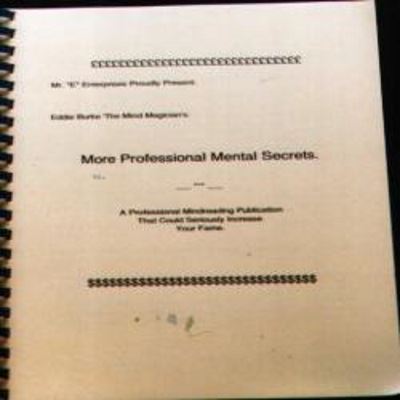 Eddie Burke: More Professional Mental Secrets