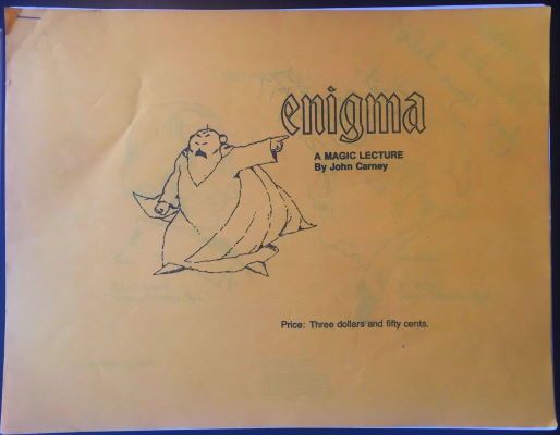 John
              Carney: Enigma