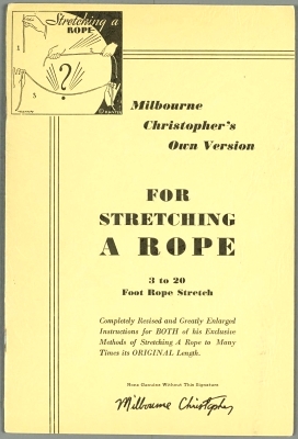 For Stretching a
              Rope