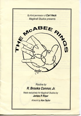 R.
              Brooks Connor, Jr.: The McAbee Rings