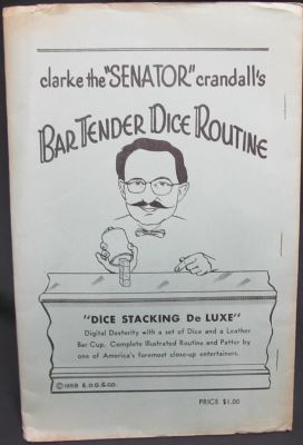 Clarke Crandall: Bartender Dice Routine