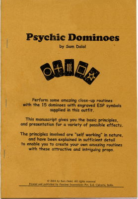 Sam Dalal: Psychic Dominoes