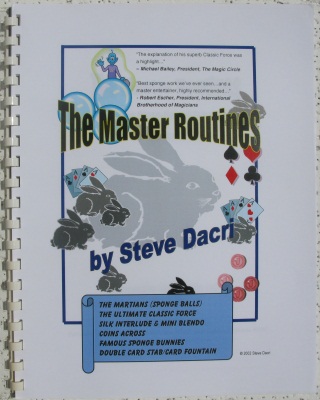 The Master
              Routines