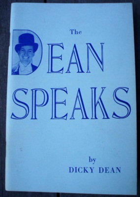 Dicky Dean: The
              Dean Speaks