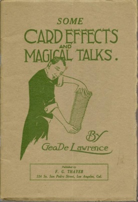 Delawrence: Some
              Card Effects and Magical Talks
