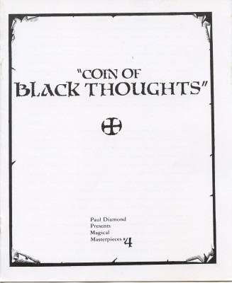 Coin of Black
              Thoughts