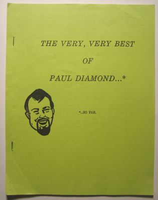 Very Very Best of
              Paul Diamond So Far