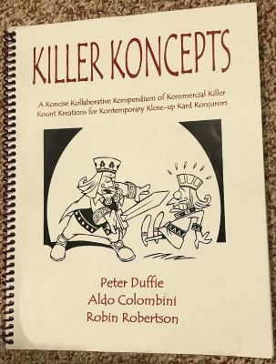 Duffie, Colombini, Robertson: Killer Koncepts