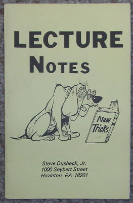 Steve Dusheck: Lecture No. 1