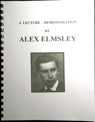 Elmsley Lecture
              Demonstration