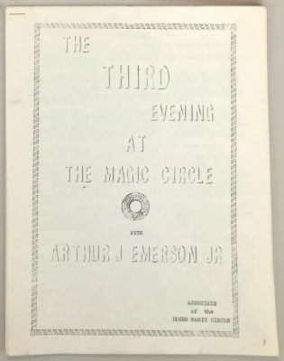 Arthur Emerson: Third Evening At the Magic Circle