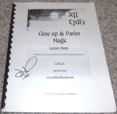 Jeff
              Ezell's Close Up and Parlor Magic