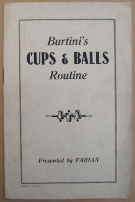 Fabian: Burtini's Cups and Balls