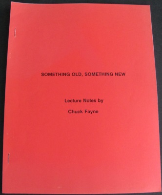 Something Old Something New Lecture