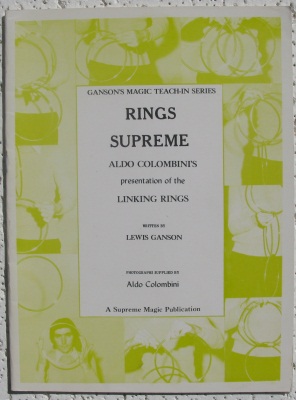 Lewis Ganson:
              Rings Supreme