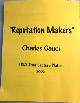 Charles Gauci: Reputation Makers