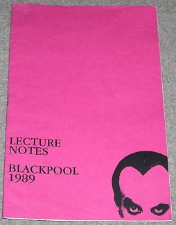 Lecture Notes
              Blackpool 89