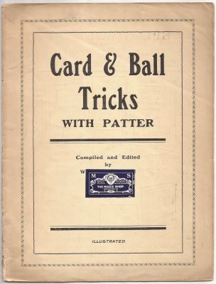 Goldston: Card & Ball Tricks With Patter