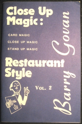 Close Up Magic
              Restaurant Style Vol 2