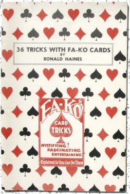 Haines: 36
              Tricks with FA-KO Cards