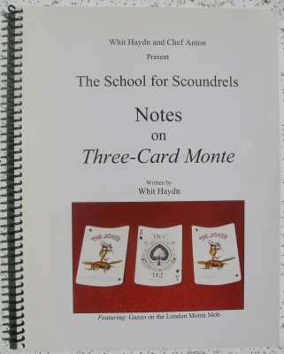 Haydn & Anton: Notes on The Three
              Card Monte