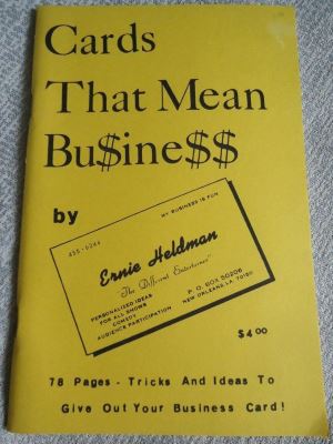 Ernie Heldman: Cards That Mean Business