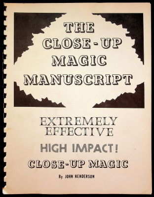 Close Up Magic
              Manuscript