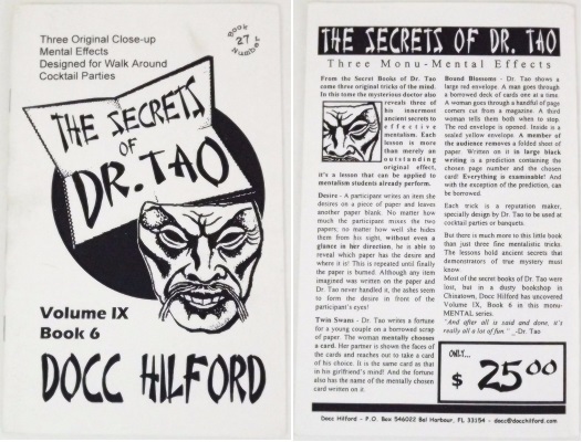 Secrets of Dr. Tao