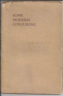 Some Modern
              Conjuring