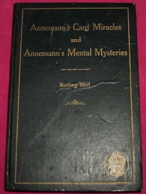 Annemann Card
              Mircales and Mental Mysteries