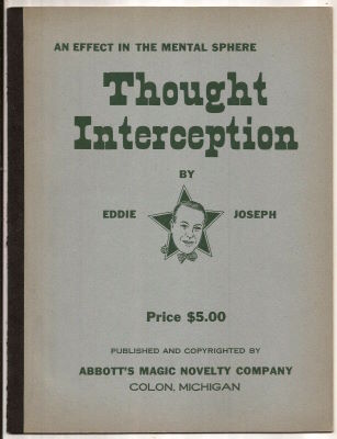Eddie Joseph: Thought Interception