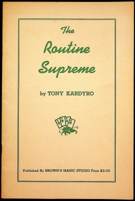 Tony Kardyro: Routine Supreme