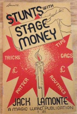 Stunts With Stage Money
