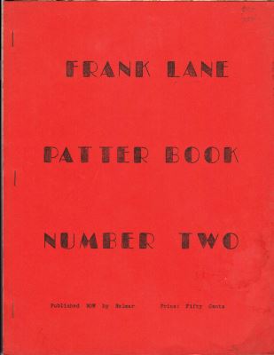 Frank
              Lane Patter Book #2