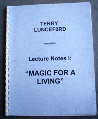 Lunceford:
              Lecture Notes 1: Magic for a Living